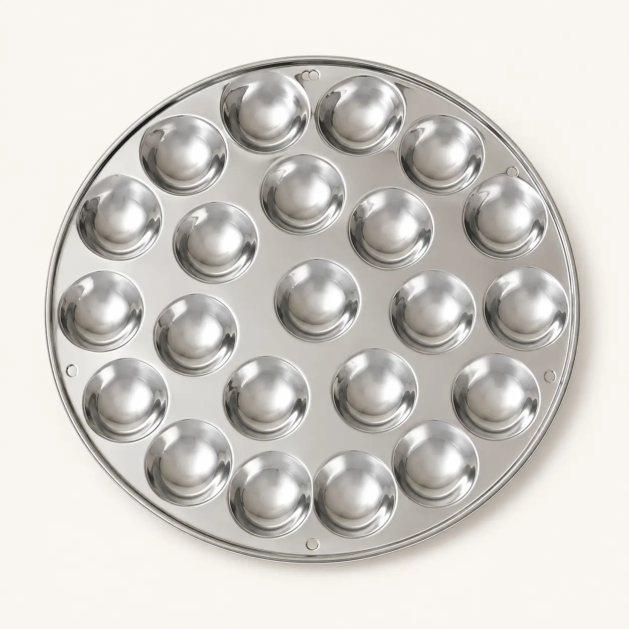 Mini Idli Stainless Steel Plate