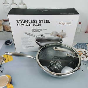 Classic Home Use Stainless Steel Frying Pan Bottom