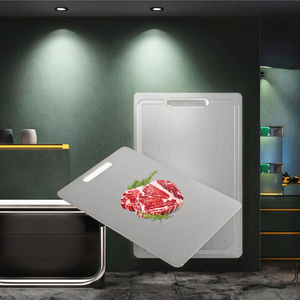 Titanium Cutting Board Double Sided 100% Pure Titanium Large Chopping Board Kitchenware Durable Eco-Friendly Dishwasher Safe