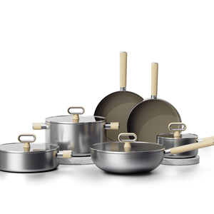 3-Layer Stainless Steel Fry Pan Induction Bottom