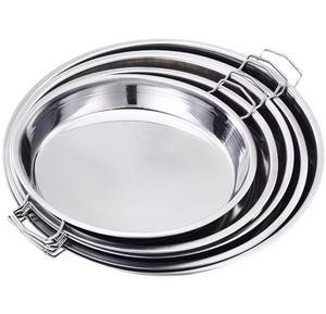 Wholesale stainless steel double-eared steaming trays